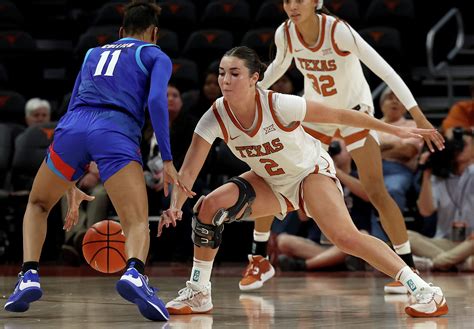 Texas women's basketball - AUSTIN, Texas — The Texas women's basketball team started the game with a 6-0 run and came away with a 61-54 win over No. 2/2 Kansas State on Sunday at Moody Center.. Freshman Madison Booker continued her scoring streak with 20 points, six assists and three rebounds. This is her third straight game …